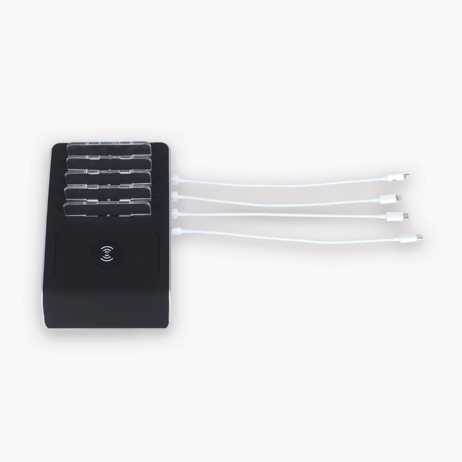 QI WIRELESS 5-PORT CHARGING DOCK - BBTEK - QI WIRELESS 5-PORT CHARGING DOCK