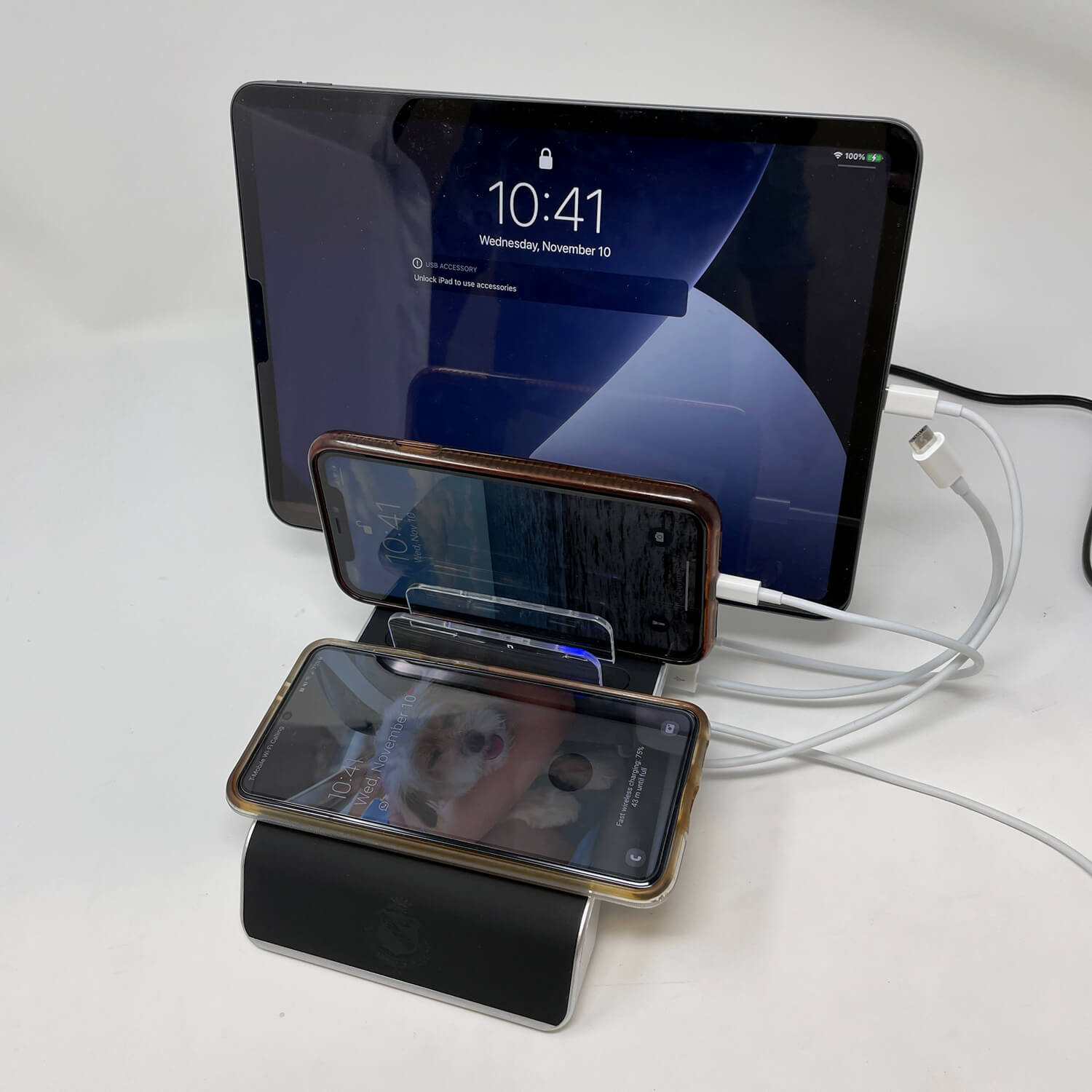 QI WIRELESS 5-PORT CHARGING DOCK - BBTEK - QI WIRELESS 5-PORT CHARGING DOCK